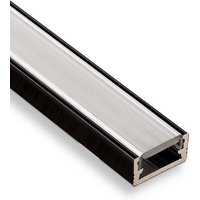 SO TECH  LED Stripe Profil 25 Stück LED Aluprofil 11  22 oder 33  Länge je 2 m  Abdeckung opal oder klar  versch. Ausführungen