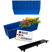 BURI Pflanzkübel Paletten Blumenkasten Einsatz An  & Einhängen Europalette Pflanzkasten  6 St 