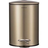 blomus Mülleimer  TUBO  Treteimer: Smart Close System  hochwertig und stilvoll  3 Liter  Hochwertig  Pulverbeschichtet  Kompakt  Smart Close  Inneneimer