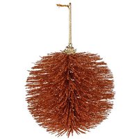 BURI Christbaumschmuck Weihnachtsbaumdeko Bürste Anhänger Baumschmuck Christbaumkugeln ø 8cm