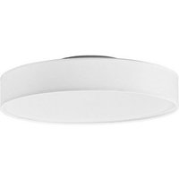 Lindby Deckenleuchten Saira  LED Leuchtmittel fest verbaut  warmweiß  Modern  Stoff  Kunststoff  Metall  weiß  1 flammig  inkl.