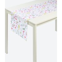 Tischläufer mit Blumen Motiv  ca. 40x140 cm