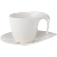 Villeroy & Boch Tasse Flow Frühstückstasse mit Untertasse 250 ml  Porzellan
