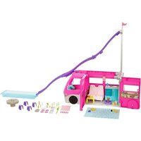 Mattel  Puppen Accessoires Set Barbie Super Abenteuer Camper Fahrzeug  mit Campingzubehör Spielset für Kinder ab 3 Jahren