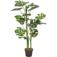Künstliche Zimmerpflanze Künstliche Pflanze Monstera mit Topf Grün 100 cm Pflanze realistisch e  vidaXL  Höhe 0 cm