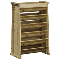 vidaXL Blumentopf Vertikalbeet 6 Fächer 69x40x101 5 cm Kiefernholz Imprägniert  1 St 