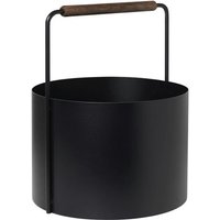 blomus Kaminholzkorb Blomus Holzkorb  ASHI  Brown Oak
