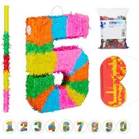 relaxdays Pinata 4 tlg. Pinata Set
