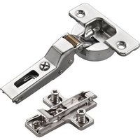 SO TECH  Möbelbeschlag 2 x Salice Topfband S700 110  Bohrbild T52 Nickel matt MPL EXZ H3  2 St 