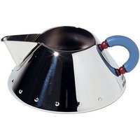 Alessi Milchkännchen, silber blau,0.02 l