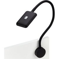 SO TECH  LED Unterbauleuchte JUNKER Lighting LED Bettleuchte / Leseleuchte FIORE  mit flexiblem Leuchtenarm  2x USB Anschlüssen und Touchsensor