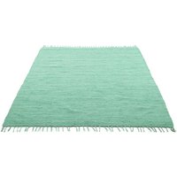 my home Kinderteppich Insa Fleckerl  rechteckig  Höhe: 5 mm  Uni Farben  pastell  handgewebt  pflegeleicht  waschbar  Kinderzimmer