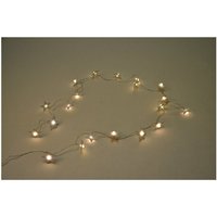 BURI Lichterkette Lichterkette 20 LEDs Weihnachtsdeko Stern Blüte Hochzeit Leuchtdeko  Stern/Stoff