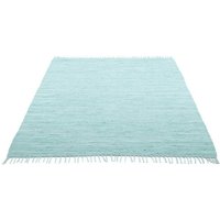 my home Kinderteppich Insa Fleckerl  rechteckig  Höhe: 5 mm  Uni Farben  pastell  handgewebt  pflegeleicht  waschbar  Kinderzimmer