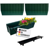 BURI Pflanzkübel Paletten Blumenkasten Einsatz An  & Einhängen Europalette Pflanzkasten  12 St 