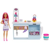 Mattel  Babypuppe Barbie Bäckerei Spielset mit Puppe