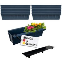 BURI Pflanzkübel Paletten Blumenkasten Einsatz An  & Einhängen Europalette Pflanzkasten  12 St 