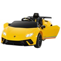 COSTWAY Elektro Kinderauto  Belastbarkeit 30 kg  Lamborghini Kinder Elektroauto mit USB