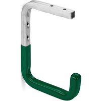 SO TECH  Wandhaken Allzweckhaken grün gummierte  Universalhaken   10 St   Höhe 160 mm  Tiefe 115 mm  für Garage  Gartenhaus  Keller  Werkstatt