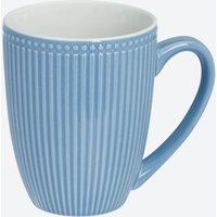 Tasse mit Rillen  ca. 9x5 6x11 3 cm