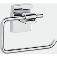 tesa Toilettenpapierhalter 1x tesa klaam Toilettenpapierhalter  Komplett Set  2 St.  inkl. Klebelösung   chrom 4 7 cm : 14 2 cm : 9 5 cm