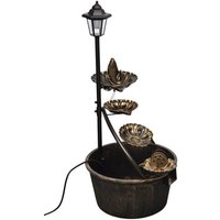 vidaXL Gartenbrunnen LED Kaskadenbrunnen