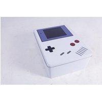 BURI Aufbewahrungsbox 6 x Metalldose Gameboy Box Aufbewahrung Ordnung Behälter Kinder Blech