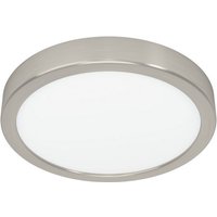 EGLO Aufbauleuchte Fueva 6  Leuchtmittel inklusive  Aufbauleuchte   H2 5 x Ø21 1 cm   nickel matt   11 5W inkl.