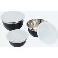 Schüssel Set aus Edelstahl  3 teilig  Ø ca. 14 18 cm