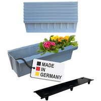 BURI Pflanzkübel Paletten Blumenkasten Einsatz An  & Einhängen Europalette Pflanzkasten  6 St 