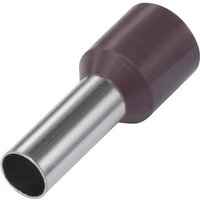 TRU COMPONENTS Aderendhülsen TRU COMPONENTS 1091299 Aderendhülse 1.5 mm  Teilisoliert Schwarz 100 S  E15 08BK