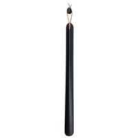 blomus Schuhlöffel  SUKO  Schuhanzieher mit Wandhaken: Designer Anziehhilfe  Wandhaken  Designer  Hochwertig  Stahl  50cm  V förmig  Lederband