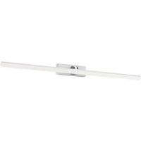EGLO LED Spiegelleuchte Verdello  Leuchtmittel inklusive  Wand /Deckenleuchte   L60 x B6 x H10 5 cm   weiß  chrom   5W inkl.