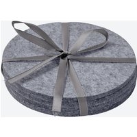 Platzset aus Filz  Ø ca. 12 cm  4er Pack