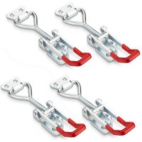 SO TECH  Kastenriegelschloss Spannverschluss  verstellbarer Schnellspanner   4 tlg   M8  Haltekraft 600 kg  abschließbar  Stahl verzinkt