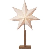 EGLO Papierstern Karo  Tischlampe  Dekostern beleuchtet aus Papier mit Kabel  E14