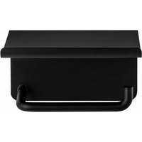 blomus Toilettenpapierhalter  MODO  WC Rollenhalter mit Ablage: Kratzfest & Langlebig  Stilvoll  Hochwertig  Robust  Edelstahl  Smartphone Ablage  Zeitlos