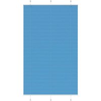 vidaXL Plissee  Plissee Blau 120x200 cm Stoffbreite 119 4 cm Polyester