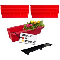 BURI Pflanzkübel Paletten Blumenkasten Einsatz An  & Einhängen Europalette Pflanzkasten  10 St 