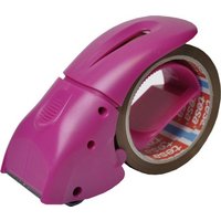 tesa Klebeband TESA Paketband  Handabroller PACK N GO pink