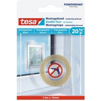 tesa Doppelklebeband tesa  Montageband f. transparente Oberflächen & Glas 77740