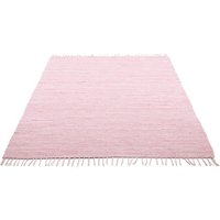 my home Kinderteppich Insa Fleckerl  rechteckig  Höhe: 5 mm  Uni Farben  pastell  handgewebt  pflegeleicht  waschbar  Kinderzimmer