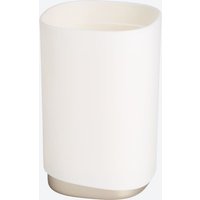 Zahnputzbecher mit verchromtem Boden  Ø ca. 7 3 cm