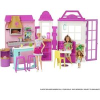 Mattel  Anziehpuppe Barbie HGP59   Cookn Grill Restaurant Spielset  mit Köchin Puppe  Fr