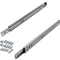 SO TECH  Auszug Teilauszüge KT 15 H27 NF MS Standardausführung  Traglast 15 kg  Länge 500 mm mit Entriegelungsfunktion inkl. Schraubenset