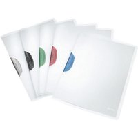 LEITZ Hefter Colorclip 4175  mit Klemmfunktion  komplett aufklappbar  Format DIN A4  bis 30 Blatt