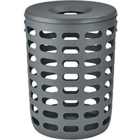 blomus Wäschetonne Wäschesammler  KORIE  Wäschekorb  Wäschetonne aus Kunststoff  Modernes Design  Langlebig & Pflegeleicht  Praktischer Deckel