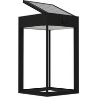 EGLO LED Solarleuchte Suzzara  Leuchtmittel inklusive  Solarleuchte   L14 x H25 x AL14 cm   schwarz   6 5W inkl.