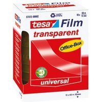 tesa Klebeband film transparent  10 Rollen  15mm x 66m  Office Box