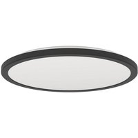 EGLO LED Deckenleuchte Rovito  Leuchtmittel inklusive  Wand /Deckenleuchte   H3 x Ø38 9 cm   schwarz   18 5W inkl.